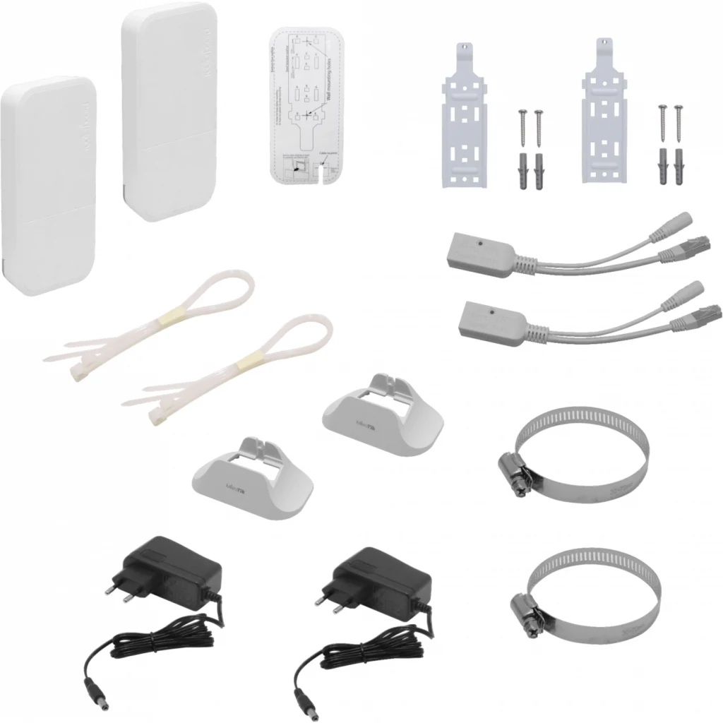 Imagen 5 de MIKROTIK Puente 60GHz 802.11ad 2-unids 1-1000 RouterOS-L3 60o inc-24V