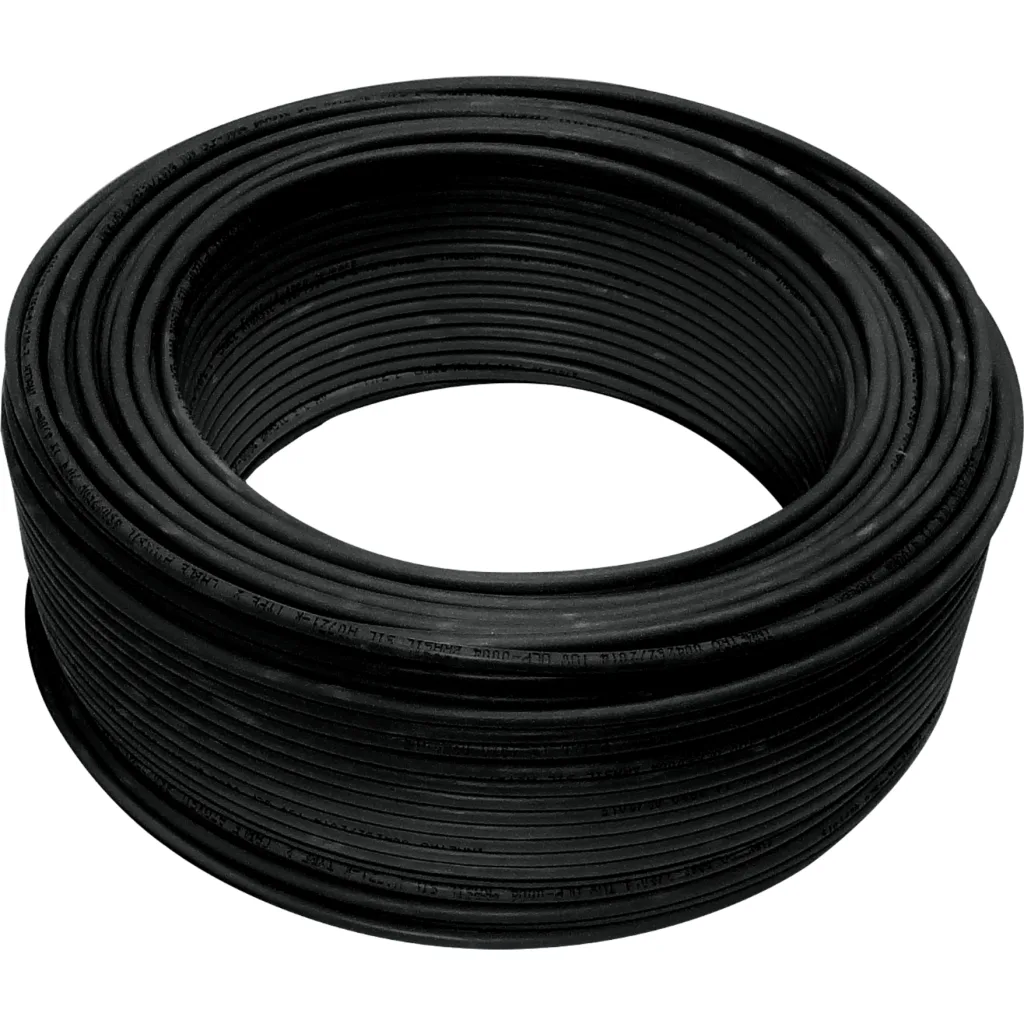 EVA H07Z-1 4mm LSZH NEGRO 100mt 750V Brasil Cable Multifilar Electrico