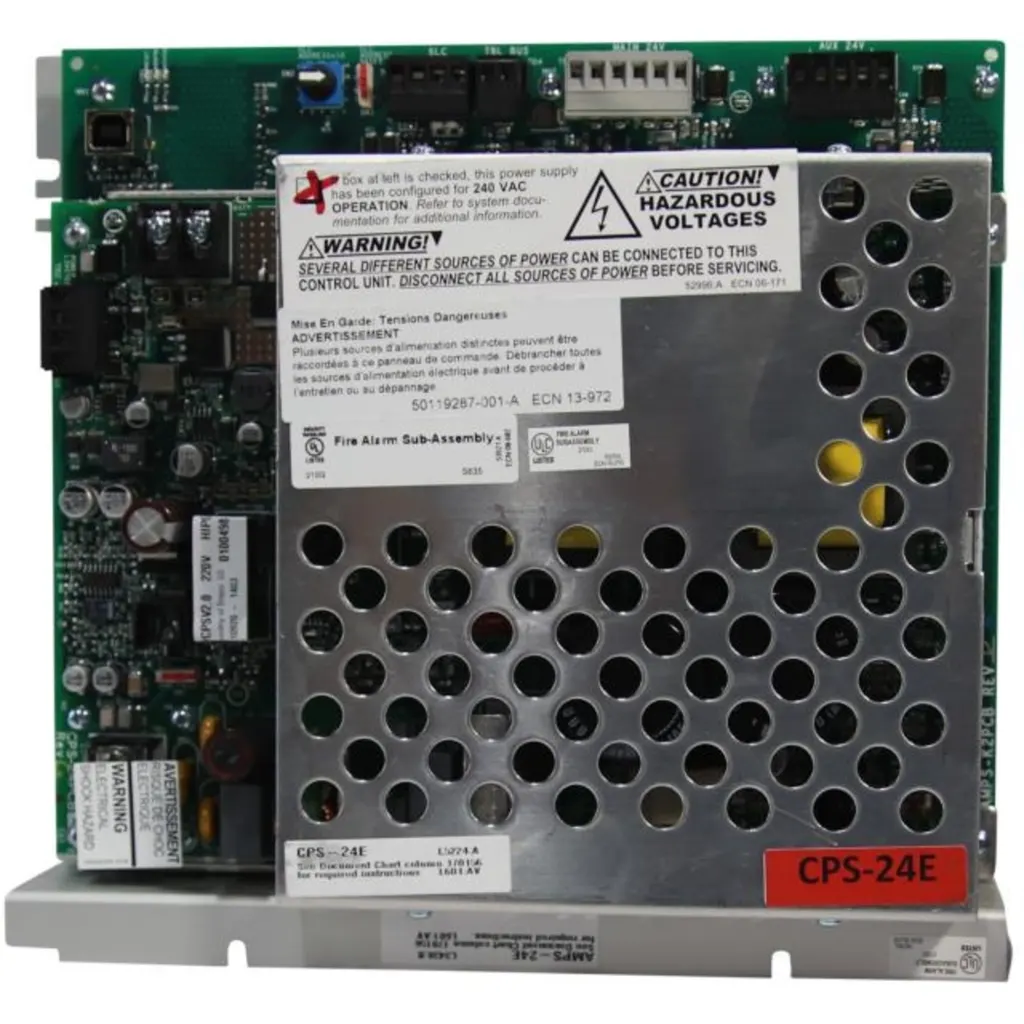 NTF AMPS-24E Fuente de Poder 220VAC para Centrales