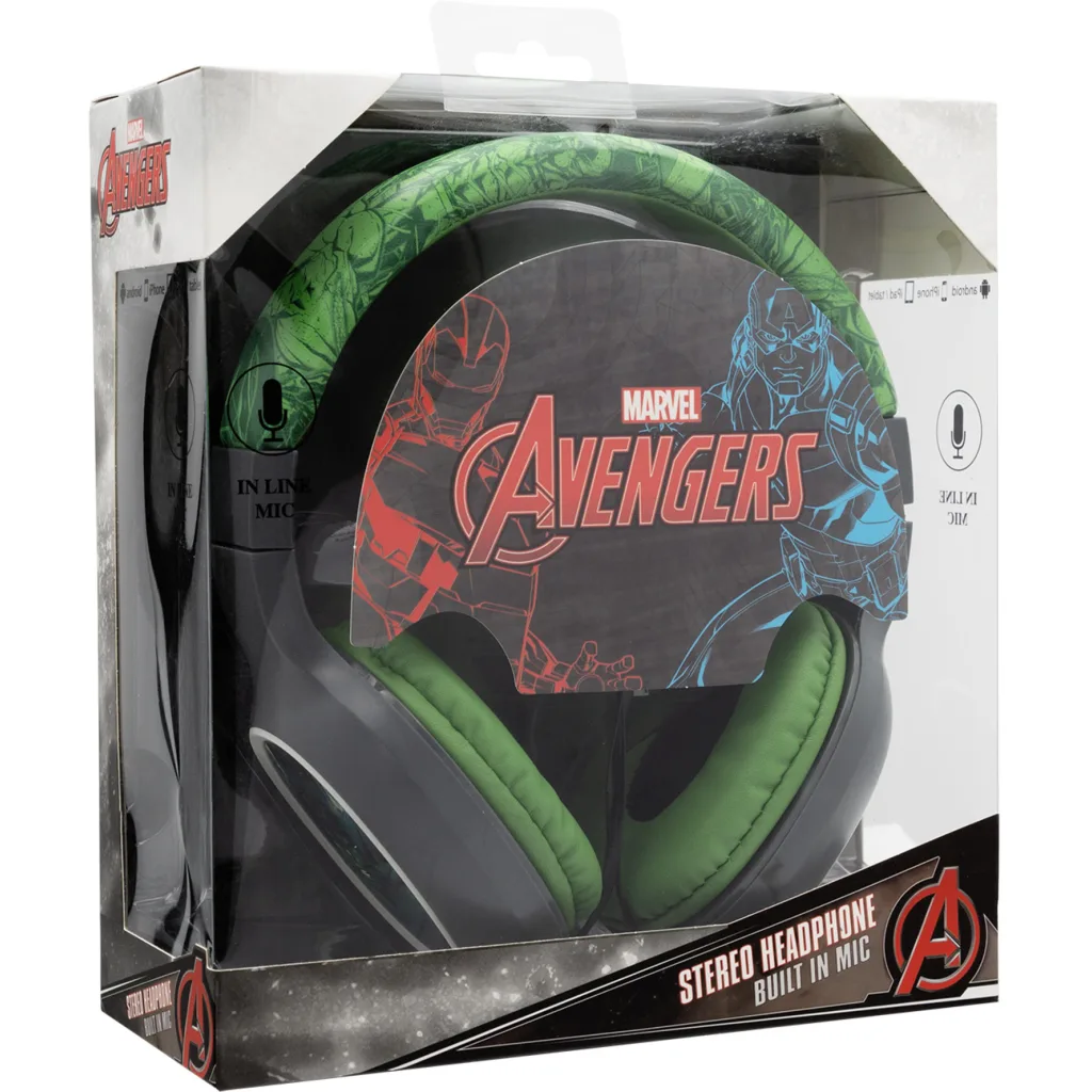 Imagen 1 de Disney Hulk Headphones (HP503043N-HLK2-ESP-6)