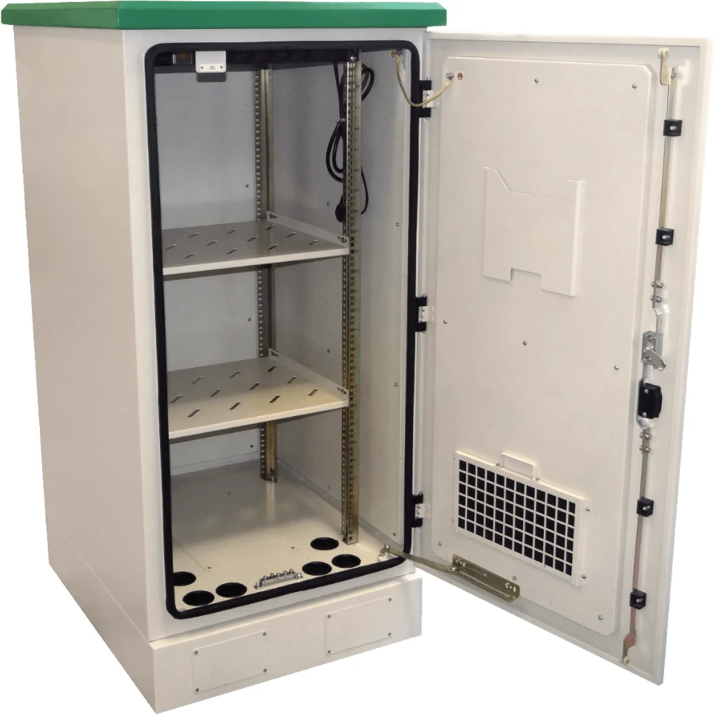 Imagen 1 de LINKMADE 22U 644x780mm Rack Exterior-Piso IP65 PDU Bandjs Vents Tamper