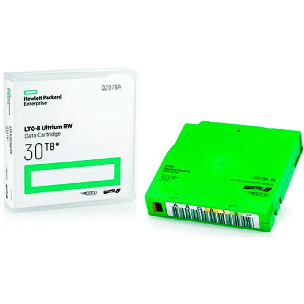 Cartridge de Datos HPE LTO-8 Ultrium 30TB RW 