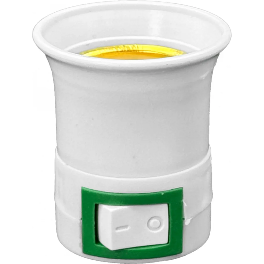 Imagen 4 de Soquete E27 enchufe nacional macho con interruptor req-Ampolleta