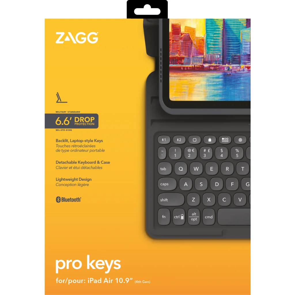 Imagen 8 de Funda con teclado en espanol Pro Keys para iPad 10 Gen 10,9" Zagg