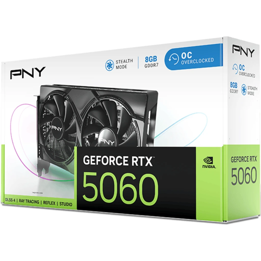 Imagen 1 de Tarjeta de Video Nvidia GeForce PNY RTX 5060 OC 8GB GDDR7 