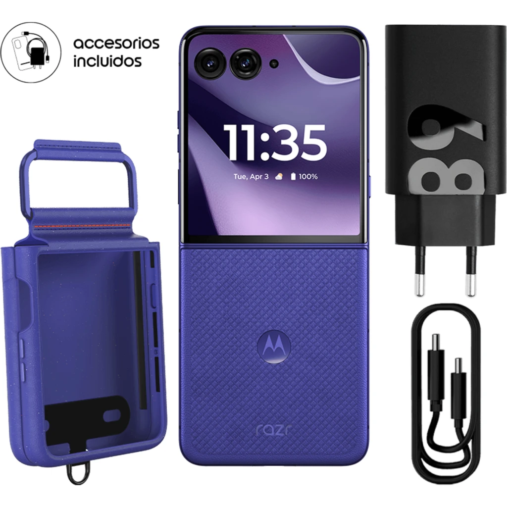 Imagen 2 de Motorola Razr 70 Ultra - Cellular phone - Blue