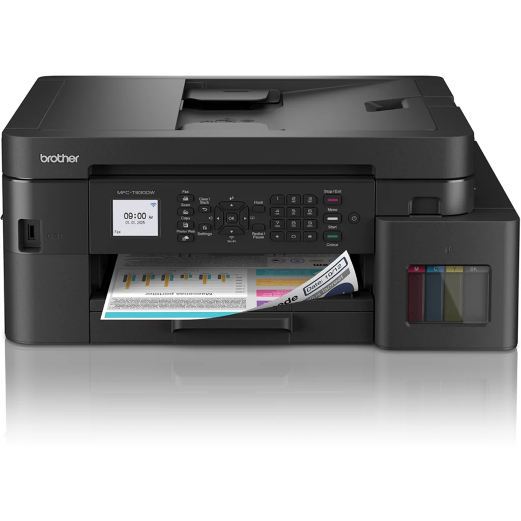 Impresora Multifunción Brother MFC-T930DW 6000*1200dpi 26ppm Dúplex WiFi USB FAX