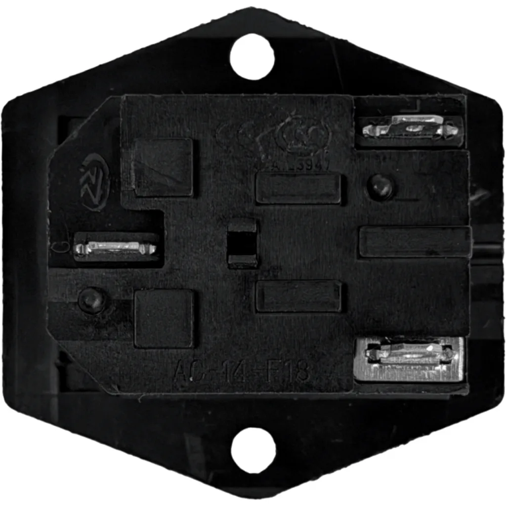Toma de Corriente C14 Interruptor Fusible-3A Atornillable 220Vac 10A