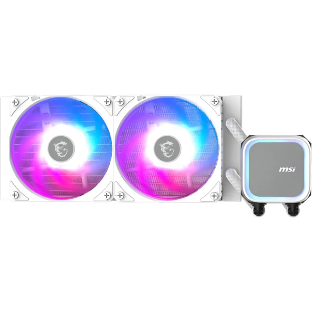 Refrigeración Líquida MSI MAG CORELIQUID A13 240 LGA1851 AM5 2*120mm Color Blanc