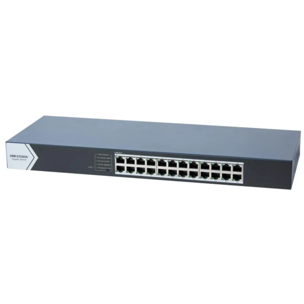 Imagen 0 de SWITCH 10/ 100/ 1000 24P/ RACKEABLE/ NO ADMIN DS-3E0524-E(C)/ METALICO HIKVISION