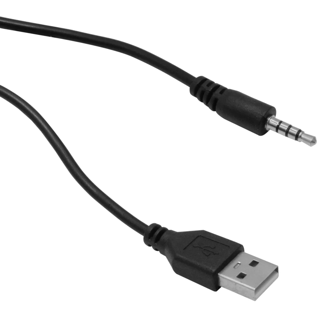 USB-AM a 4pin-3,5mm-Macho Cable Pasivo 90cm
