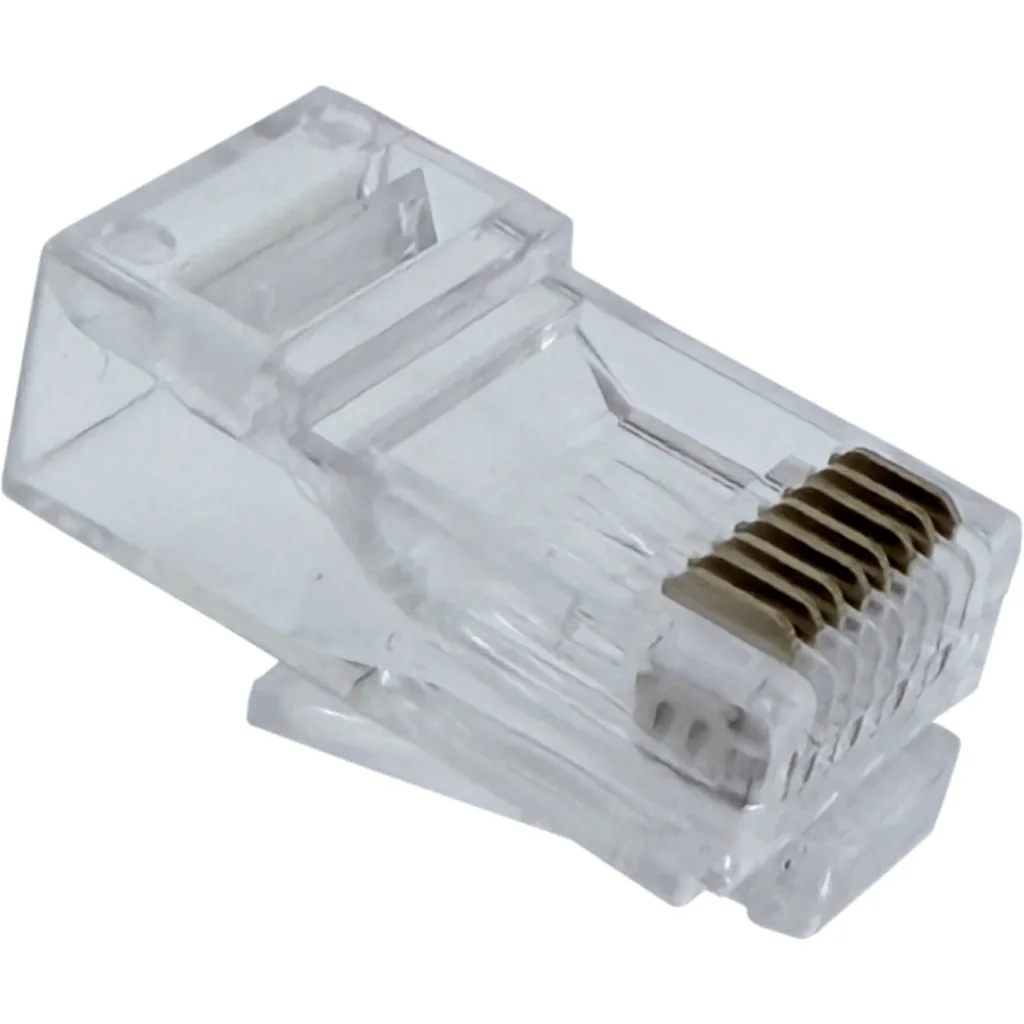 Imagen 1 de 10-unids Sin-guia p/Unifilar Cat6 UTP Conector RJ45