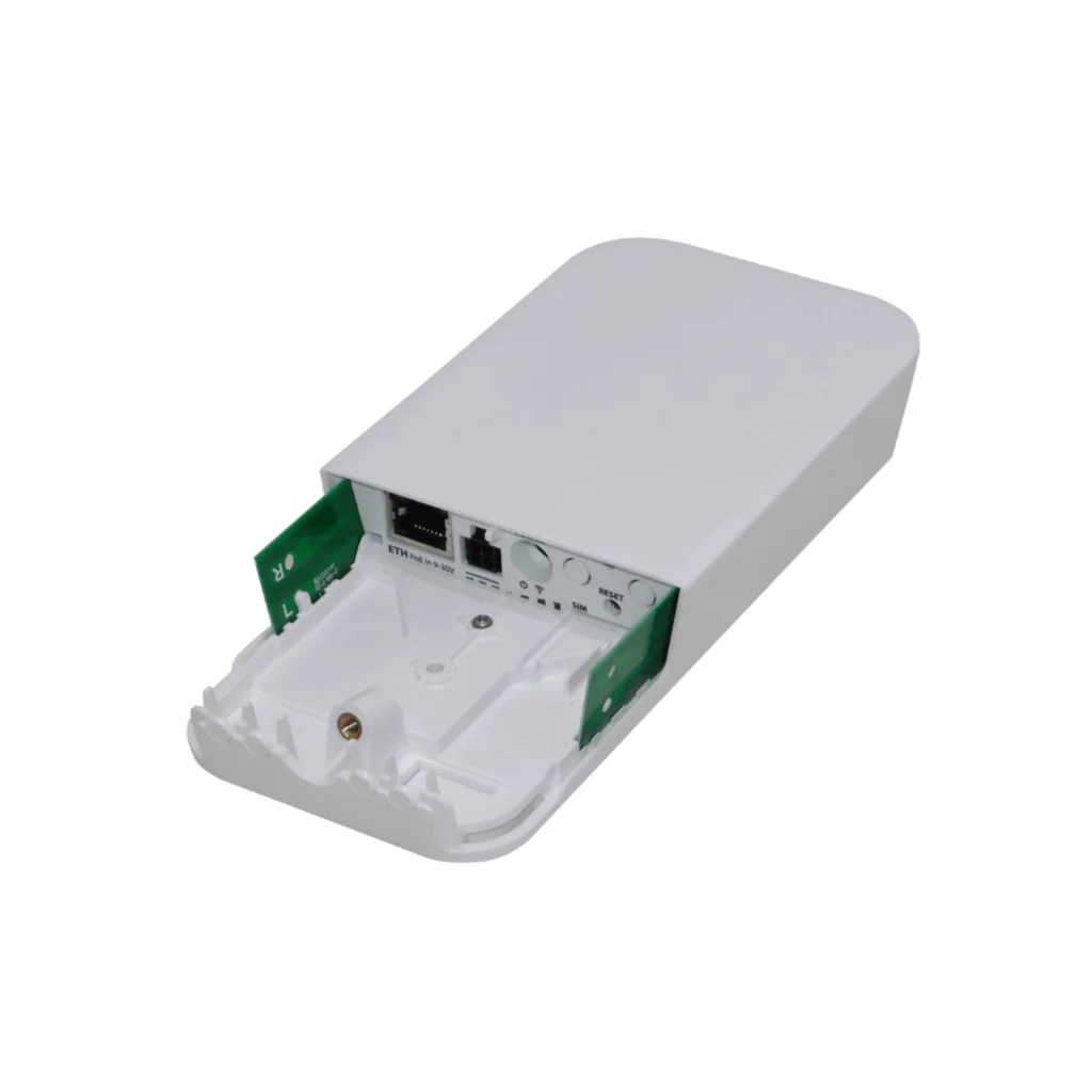 MIKROTIK 1-Sim U.FL Ext 2,4GHz-N300 22dBm 2x2-2dBi 1-100 incPoE24V L4