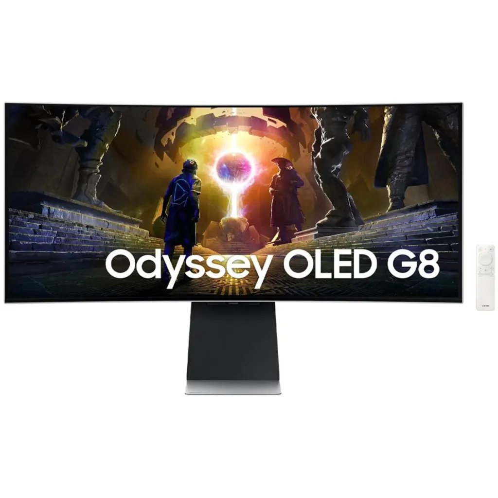 Monitor Gamer Curvo Samsung G85SD Odyssey OLED G8 34"" WQHD 1440p WiFi Bt 175Hz