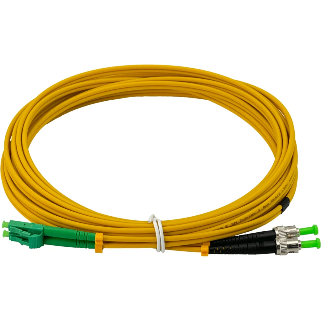 Imagen 2 de 5mt LC/APC-ST/APC MonoModo SM Duplex Jumper Cable Fibra 9/125um 3mm