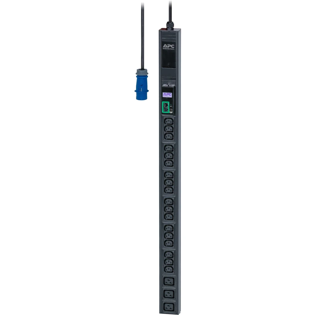 PDU APC Easy con medida, Zero U 16A 230V, 18 Salidas C13 y 3 C19, IEC309