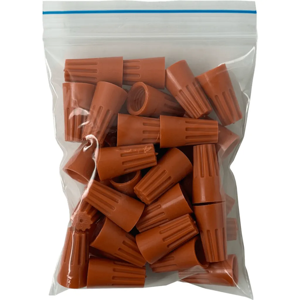 Imagen 1 de nro.33 35-unids. Conector Conico Naranjo 22-12AWG 0,30-2,5mm