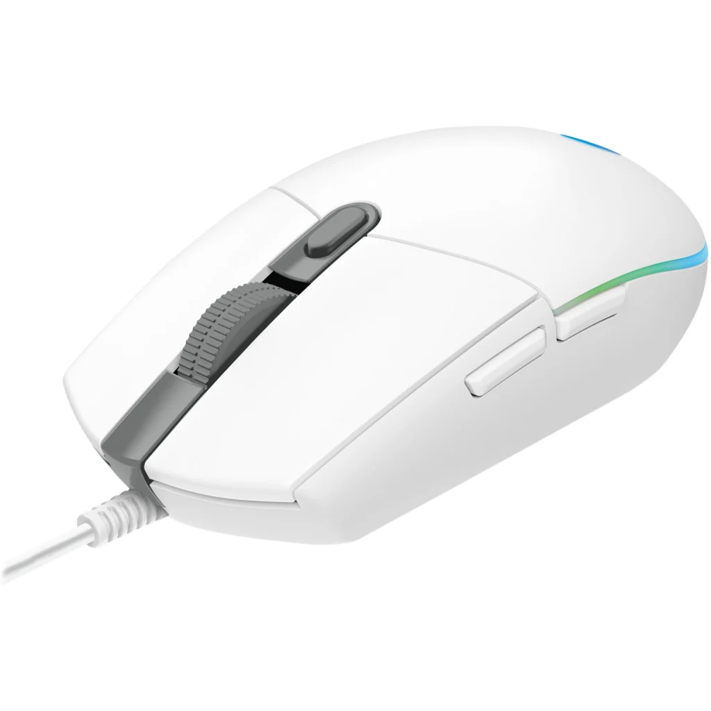 Imagen 5 de Mouse Gamer Alámbrico Logitech G203 RGB 6 Botones 8000dpi USB Blanco