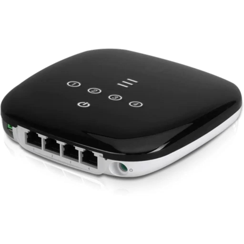 UBIQUITI WiFi-2,4 GPON ONU 4-1000 1-SC/APC SM B+ inc24V-Plug 126x126mm