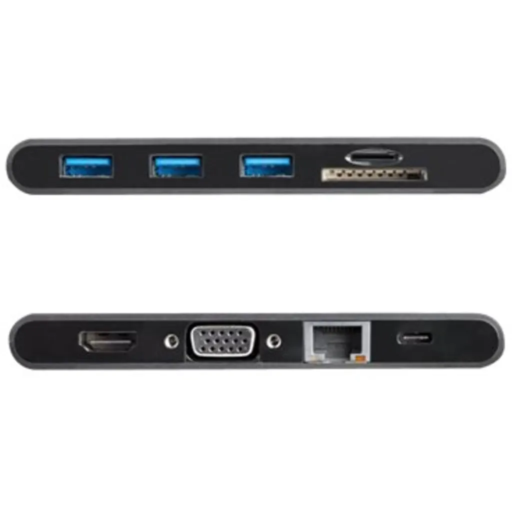 Imagen 2 de Docking Station StarTech USB-C a HDMI 3*USB 3.0 VGA SD/microSD p/Mac y Windows