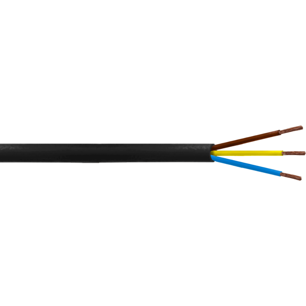 Imagen 1 de Cable electrico Negro 1KV XLPE RVK SILNAX 3X1.5MM 100MT CORDON