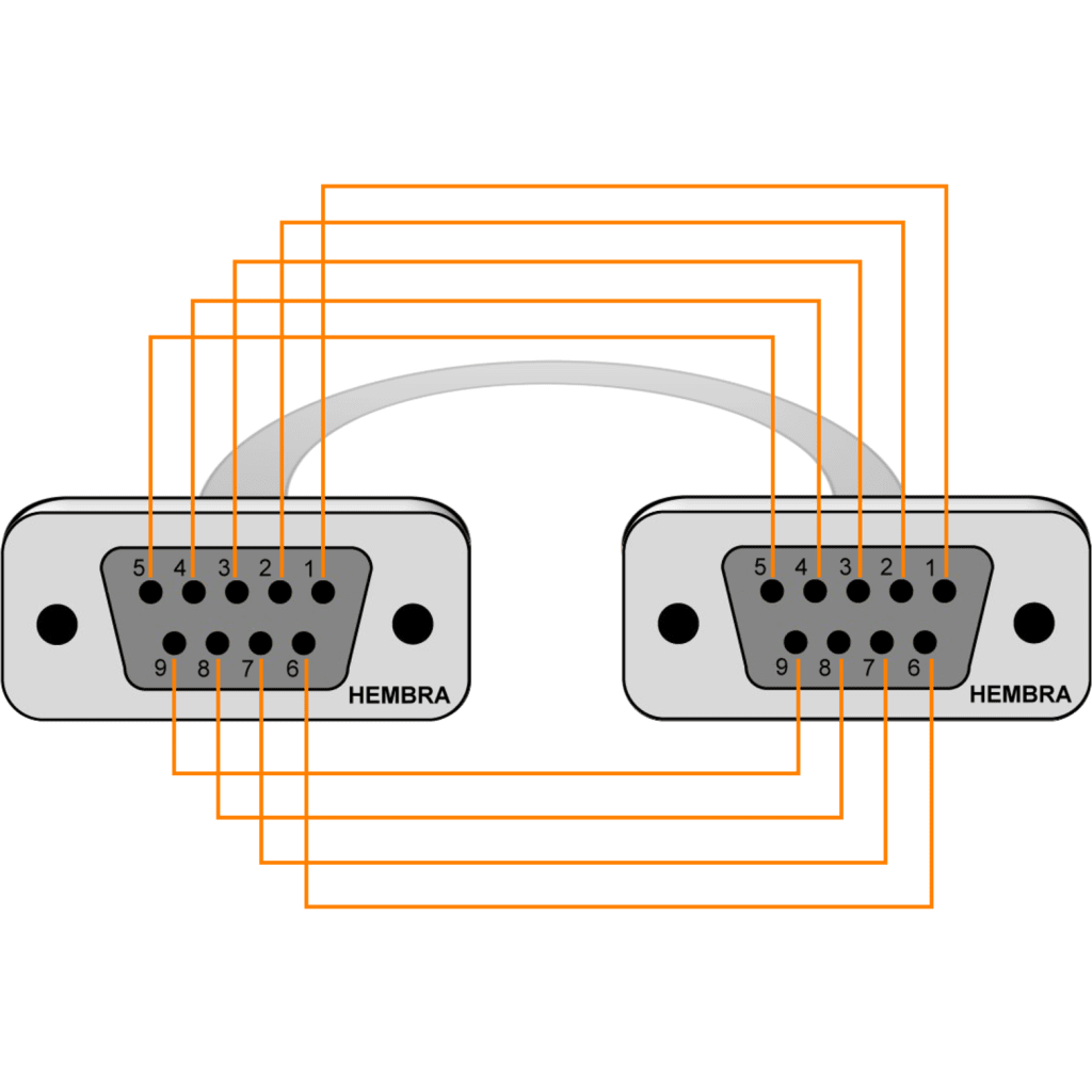 Imagen 2 de Straight 1,3mt DB9-Hembra-Hembra 130cm Cable Directo SerialRS232 DE-09