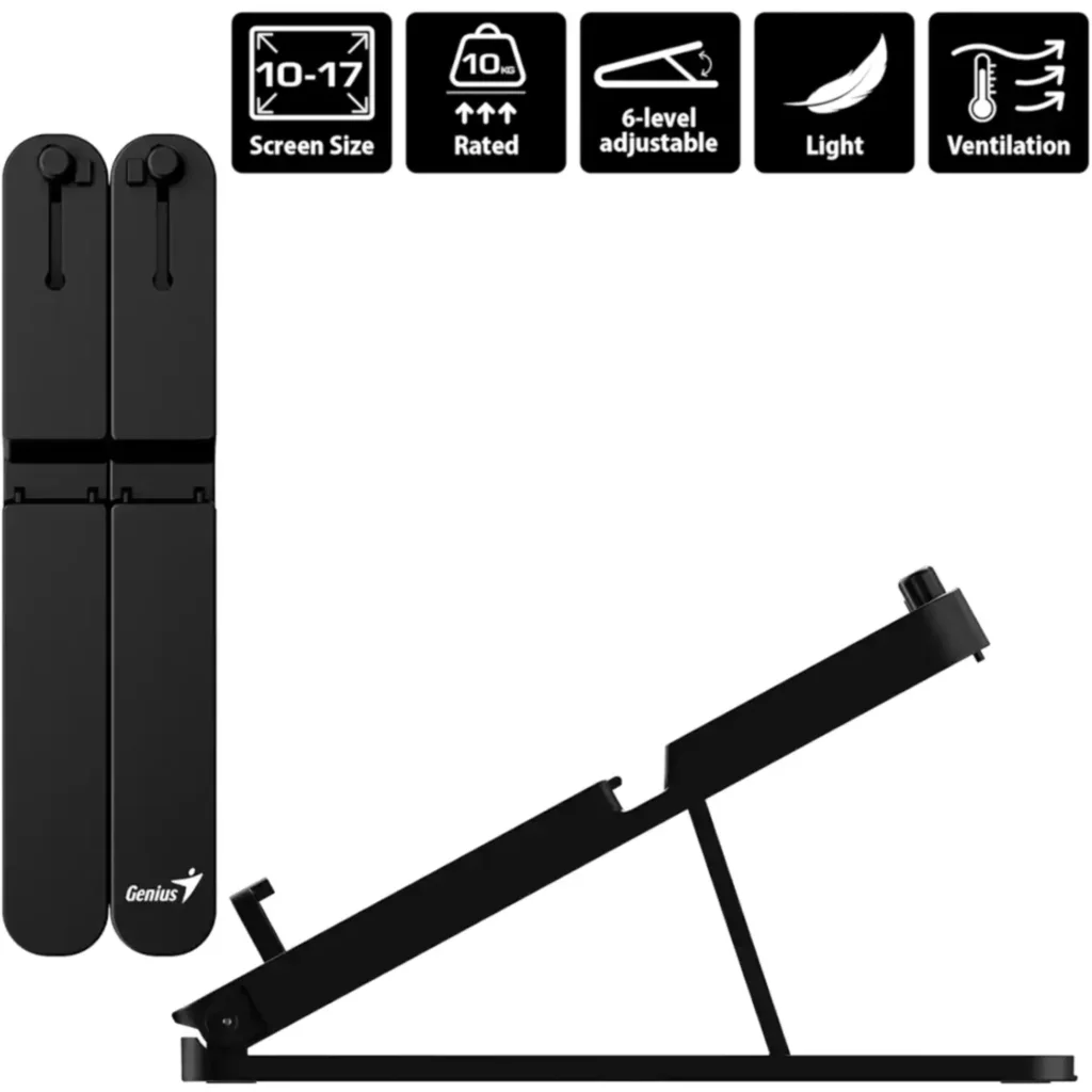 Imagen 5 de GENIUS STAND FOR NOTEBOOK & TABLET-M200-BK
