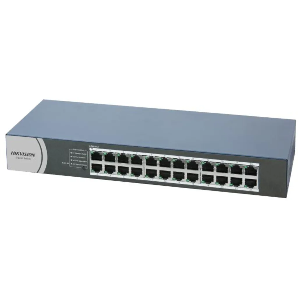 Imagen 1 de SWITCH 10/ 100/ 1000 24P/ RACKEABLE/ NO ADMIN DS-3E0524R-O/ METALICO HIKVISION