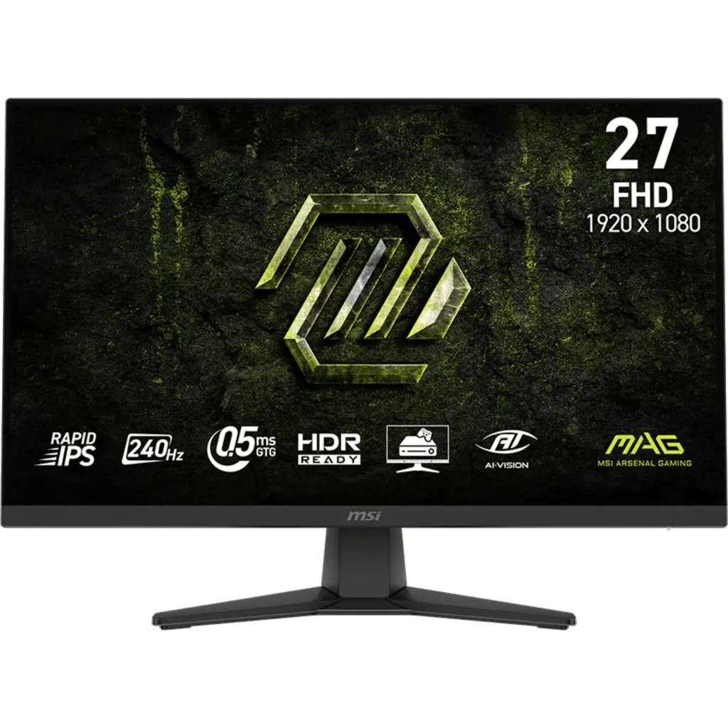 Monitor Gamer MSI MAG 272F X24 27" FHD IPS HDMI DP 240Hz 1ms(MPRT) 0.5ms (Min.)