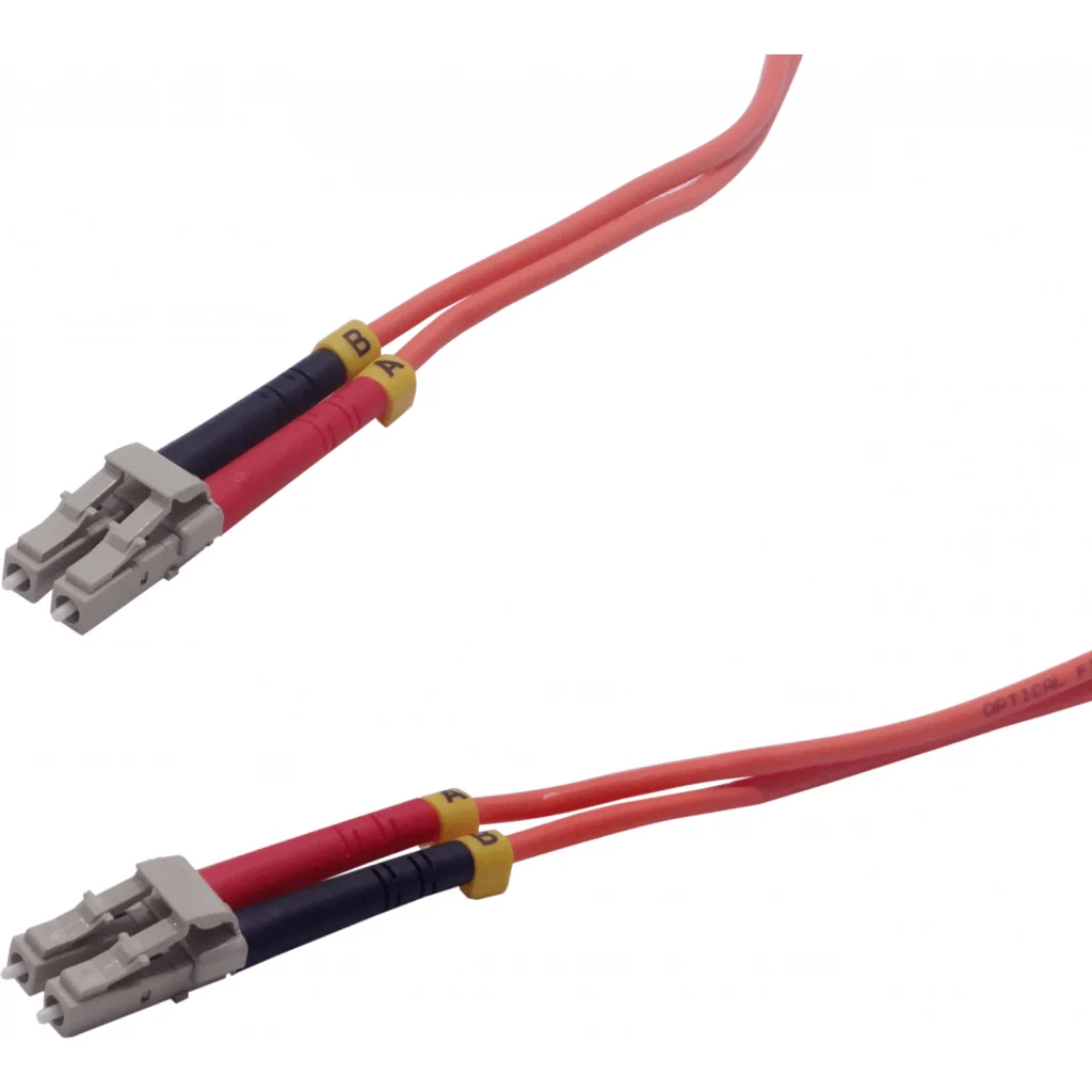 Imagen 1 de 1mt  LC-LC OM1 MultiModo MM Duplex Jumper Fibra 62.5/125um 3mm
