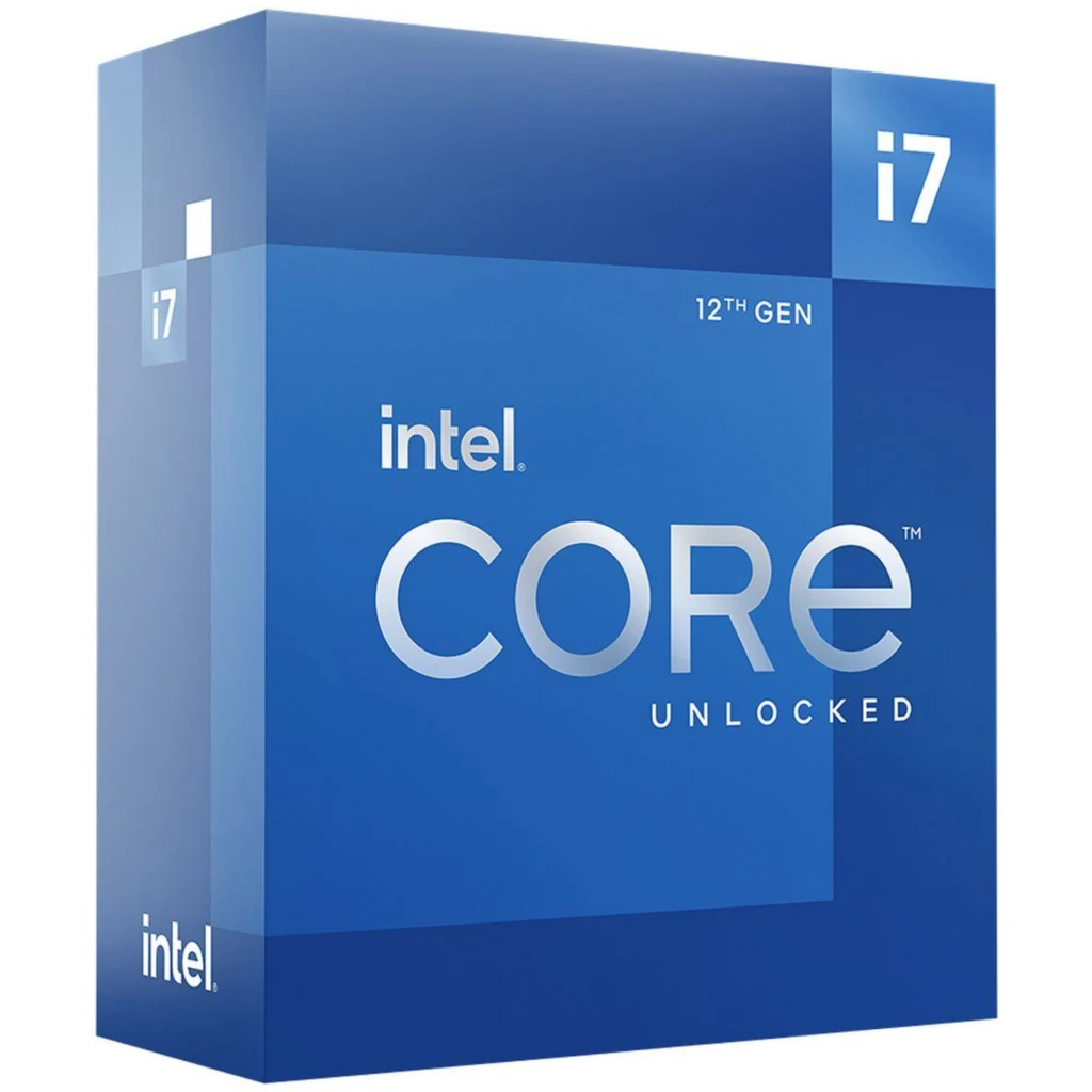 CPU Intel® Core I7-12700F 12GTh 2.10-3.60GHz Turbo 25MB 12Núcleos LGA1700 SinGrf
