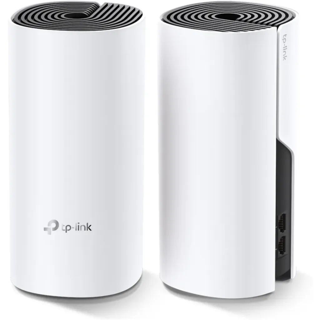 Imagen 1 de Deco M4(2-pack). Pack 2 Router WiFi Home Mesh AC1200 doble banda (867Mbps en 5GHz y 300Mbps en 2.4GHz) 2 puertos 1Gb