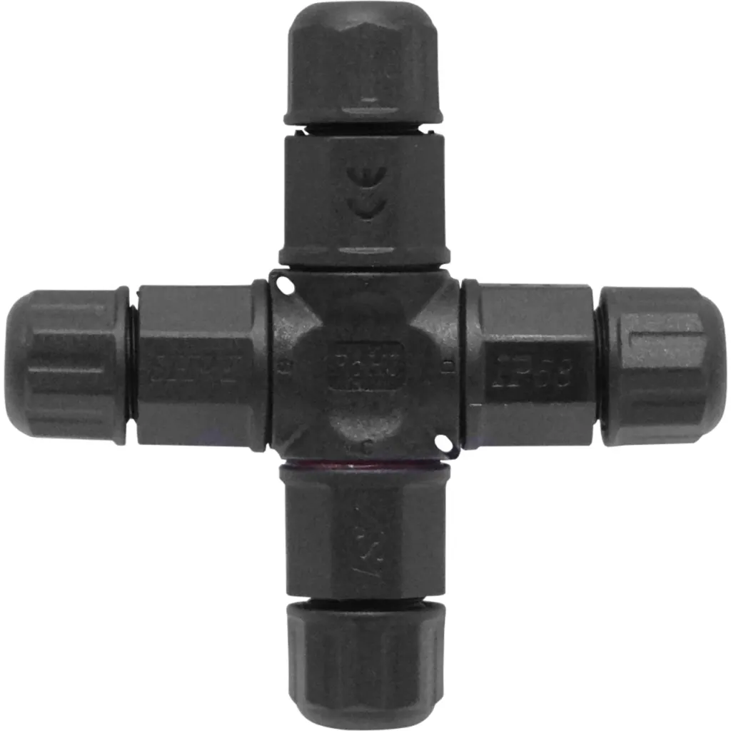 Imagen 3 de Divisor Cruz 1a3-Cables 3-pin/4-8mm IP68 Exterior M20