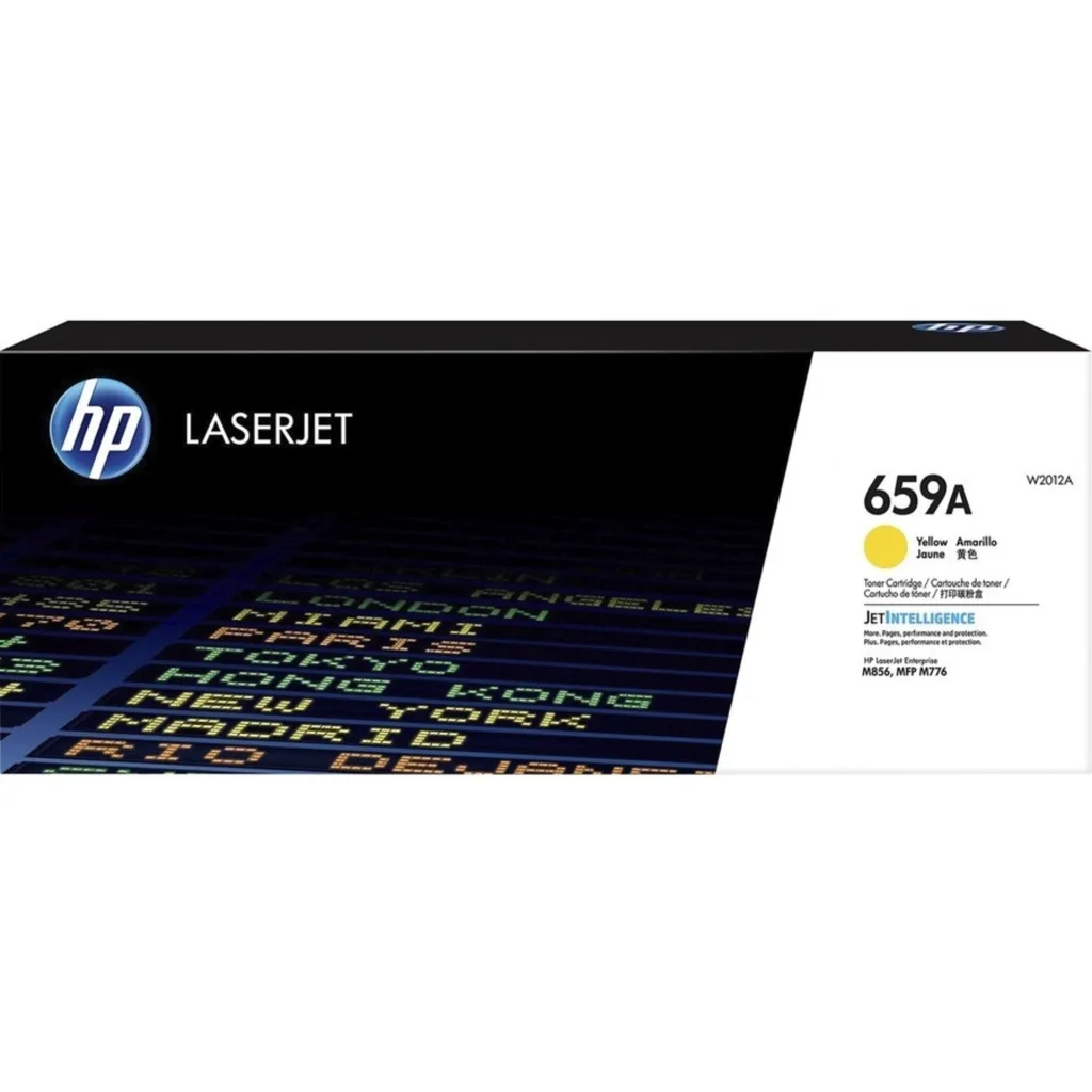 Toner HP 659A Yellow para LaserJet M856dn M776z M856x M776zs M776dn, 13000 Pág