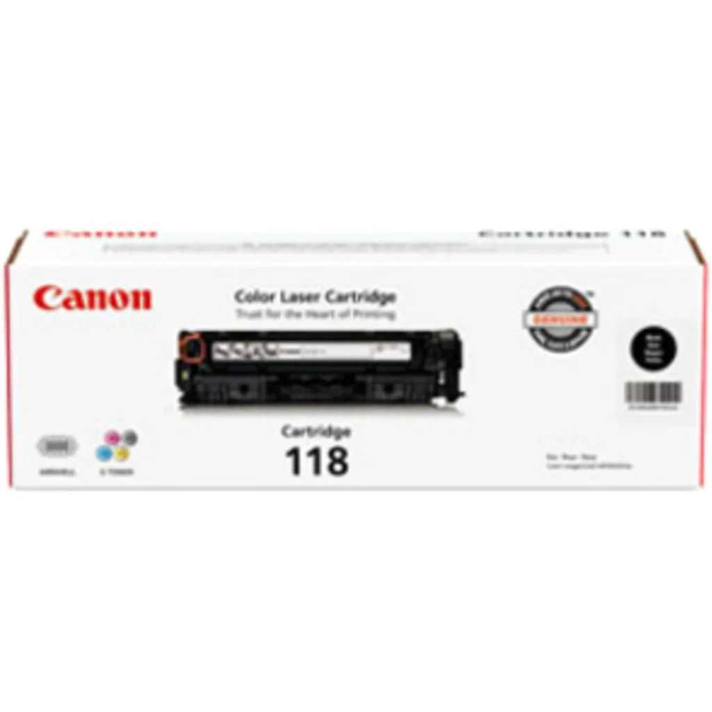 Cartridge Canon 118 Negro para LBP7200Cdn MF8350Cdn MF8380Cdw 3100Pág