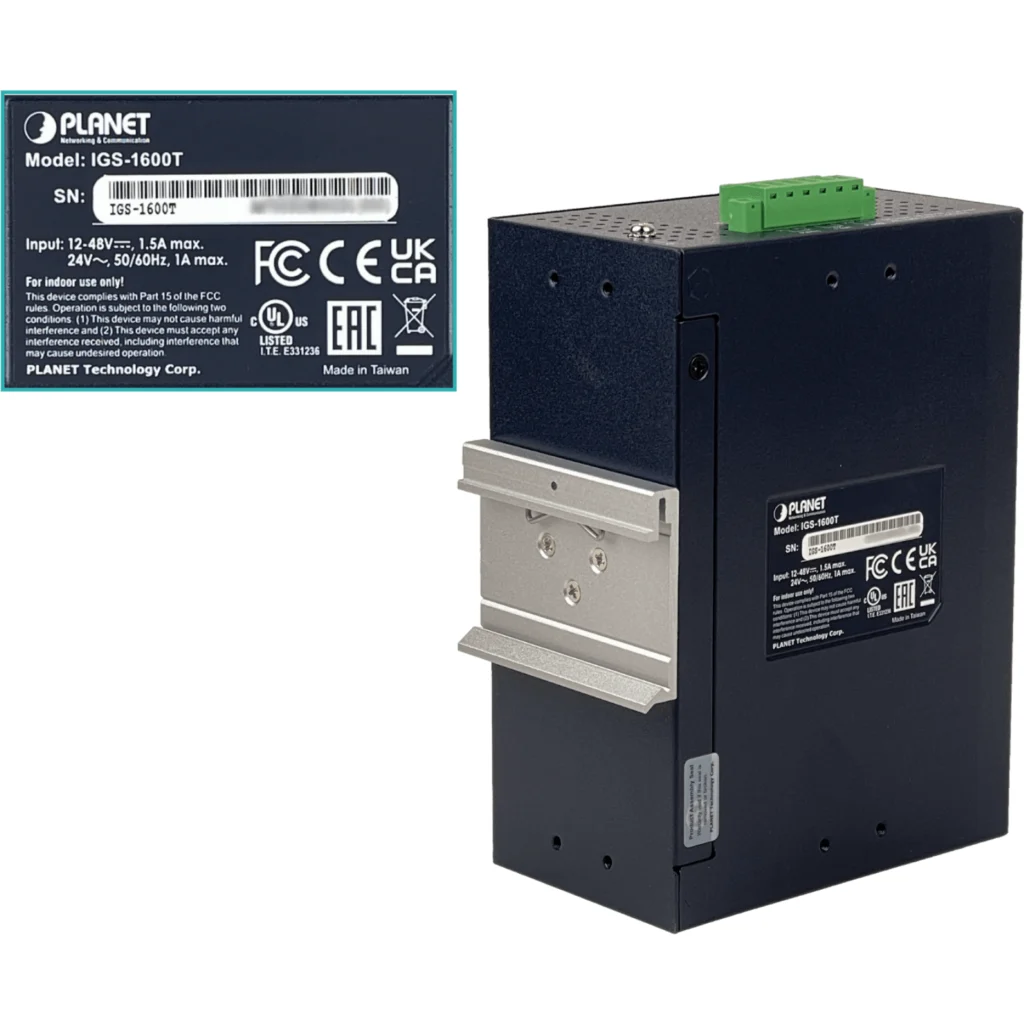 Imagen 5 de Switch Industrial Planet IGS-1600T 16 Puertos 10/100/1000T Gigabit