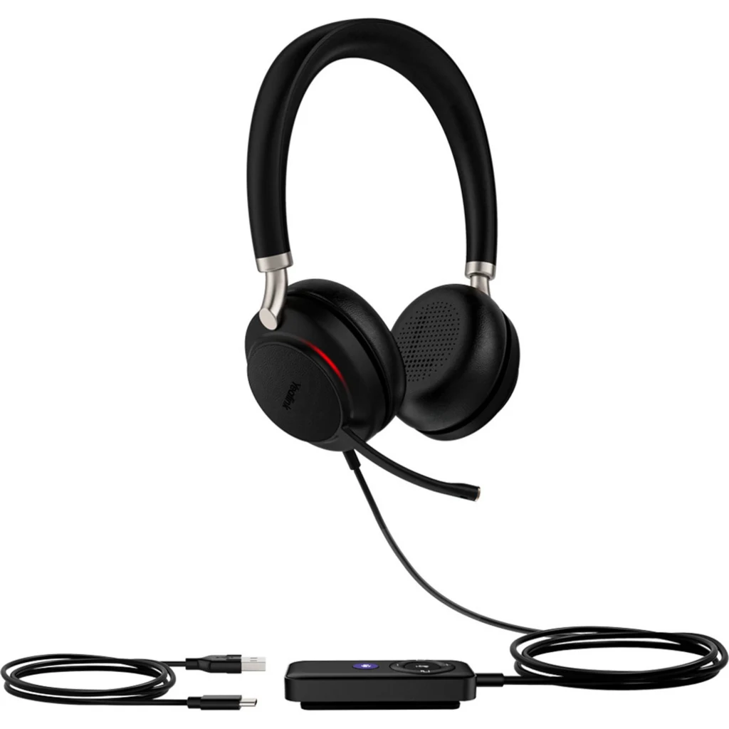 YEALINK Cintillo binaural con conexion USB y Bluetooth 5.0