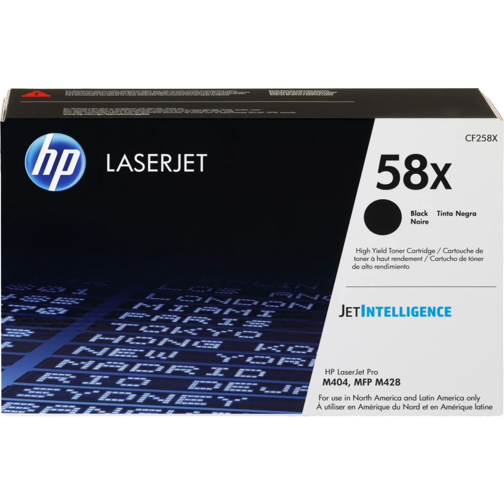 Tóner HP 58X Negro Compatible para LJ Pro M404, MFP M428, 10.000 Pág