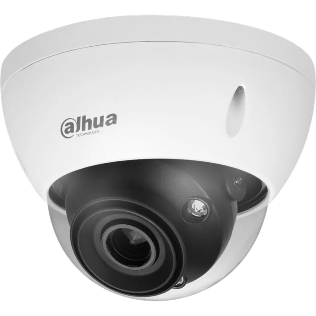 Cámara Domo Dahua IP 2Mp lente varifocal IR 40m ePoE soporta IA FD, PC, HM