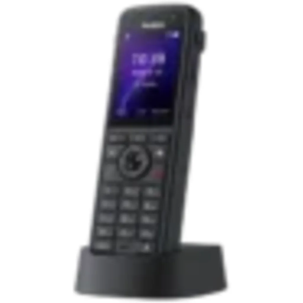 Imagen 1 de Telefono inalambrico robusto SIP WI-FI 6, certificacion IP67 ,pantalla color 2,4 pulgadas, bluetooth 5.0, 4 cuentas SIP y bateria de 3100mAh. Incluye base de carga