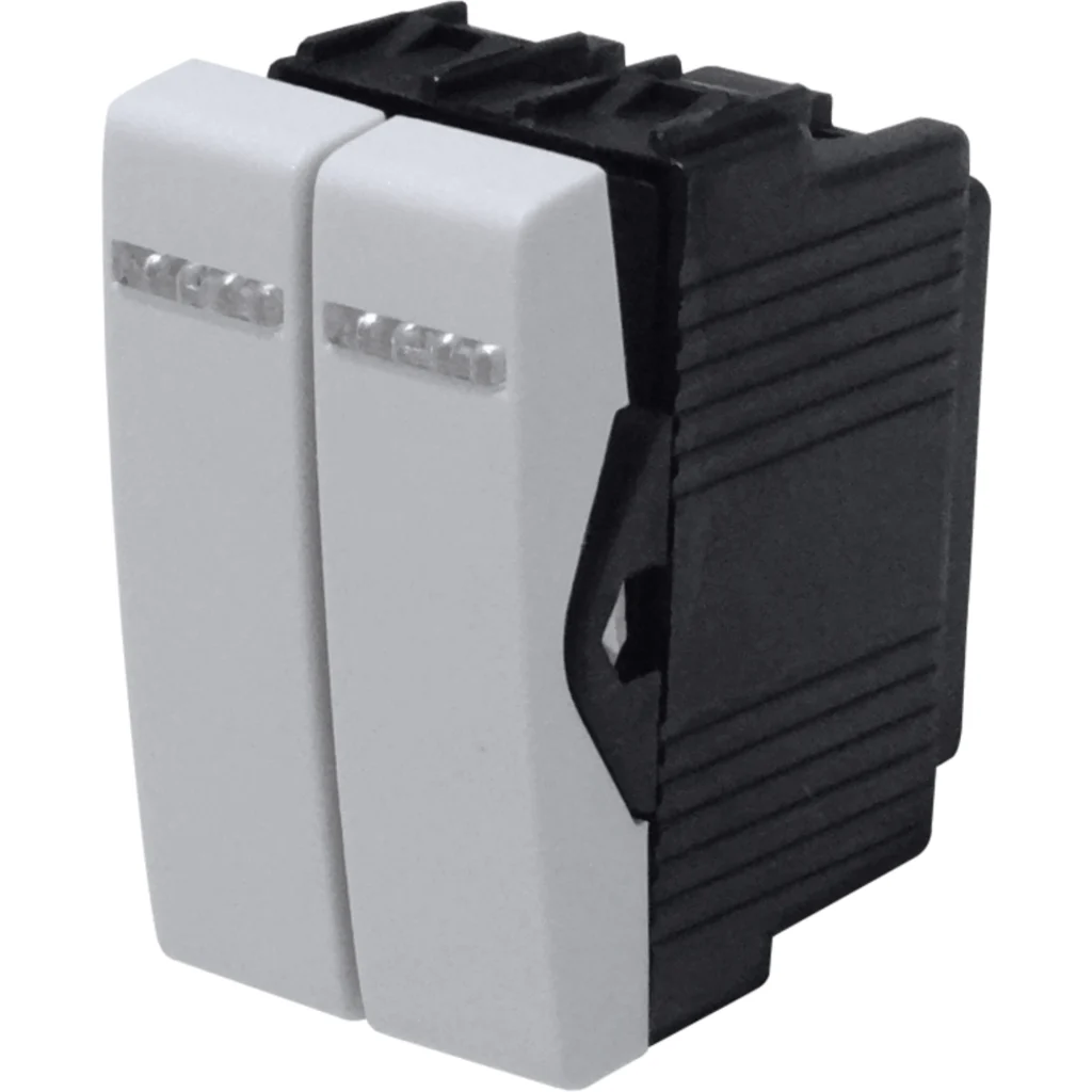 KALOP Blanco Doble Unipolar 9/12 Interrupts 10A 250V req/KEP-A KL40100