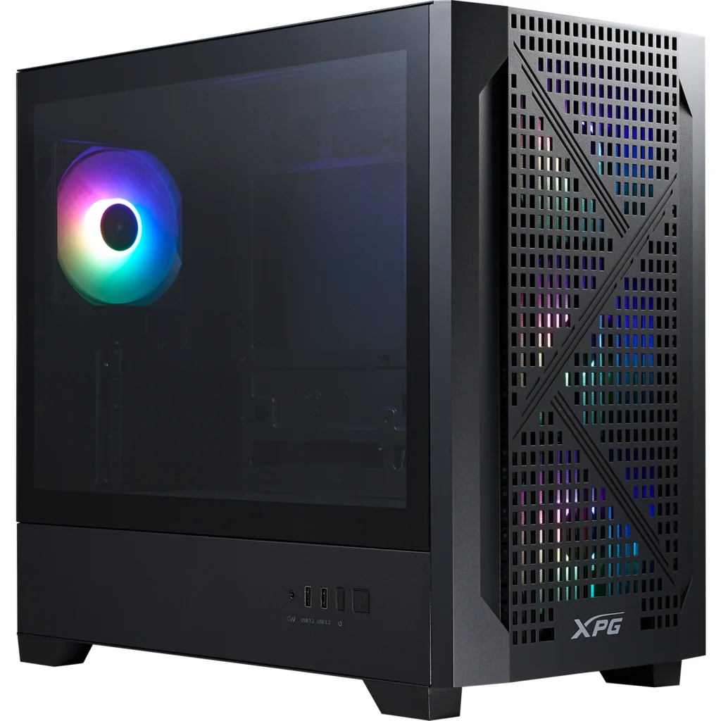 Gabinete XPG LANDER 300 Micro-ATX 4 Vent ARGB Negr