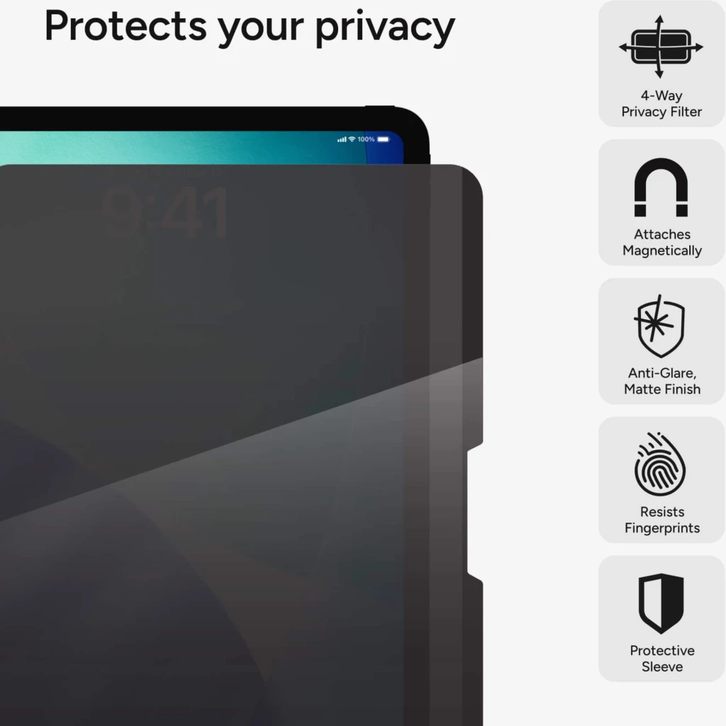 Imagen 1 de Lamina privacidad removible iPad Pro 11" M4 Zagg