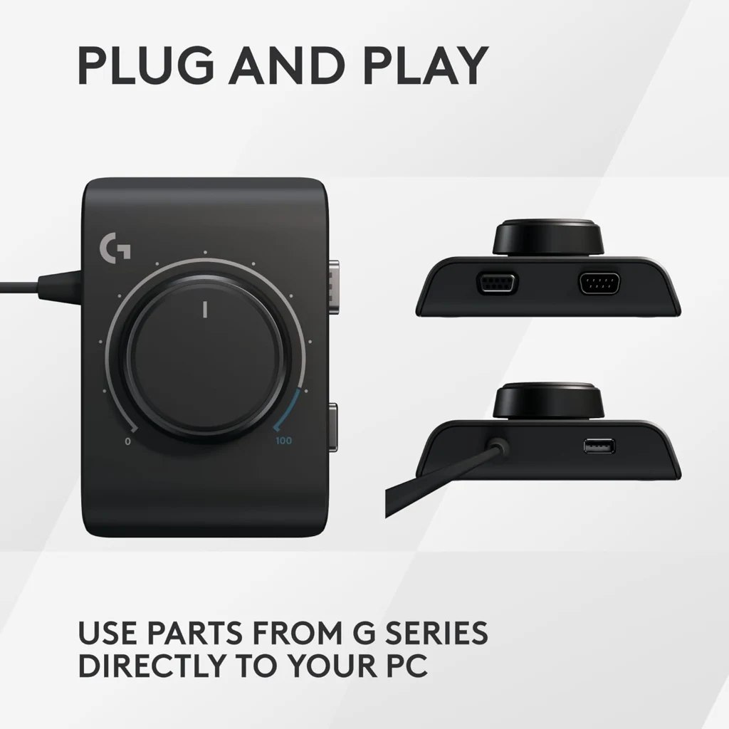 Imagen 2 de Adaptador de Carreras Logitech G XBOX PlayStation PC Software G HUB
