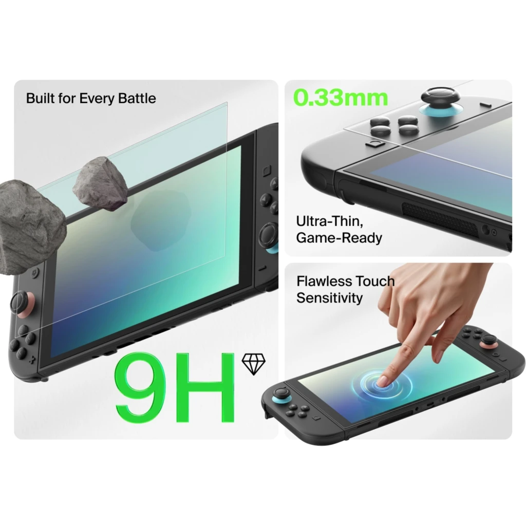 Imagen 6 de Lamina Glass Anti-Glare Screen Protector para Nintendo Switch 2