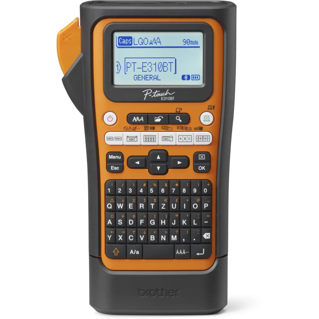 Rotuladora Portátil Brother PT-E310BTVP, Cinta 188mm, 20mm/s Bluetooth USB-C
