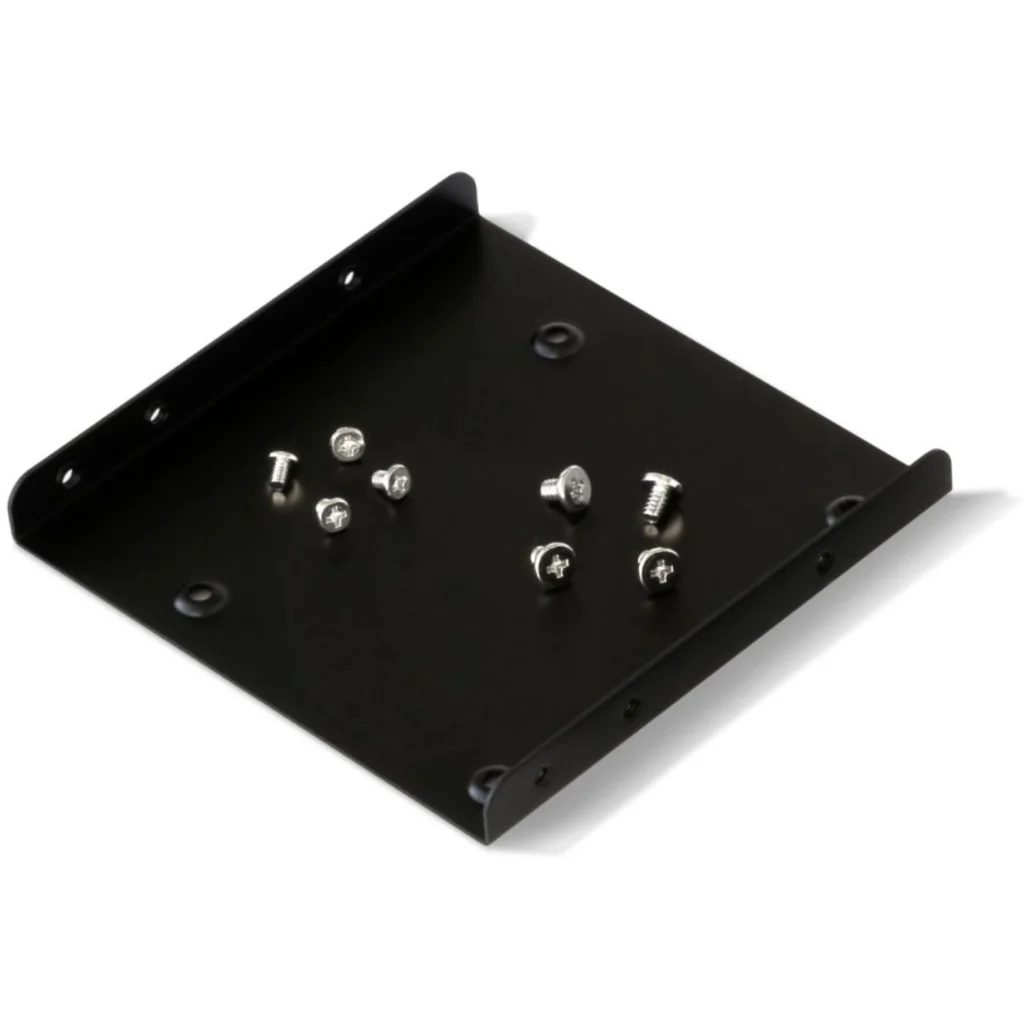 Bracket Adaptador de Bahía Interno para PC SSD 2.5" a 3.5" Color Negro - Crucial