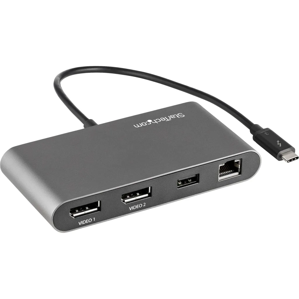Docking Station StarTech MiniDock Thunderbolt a Prts 2*DP 4K 60Hz USB-A 3.2 LAN