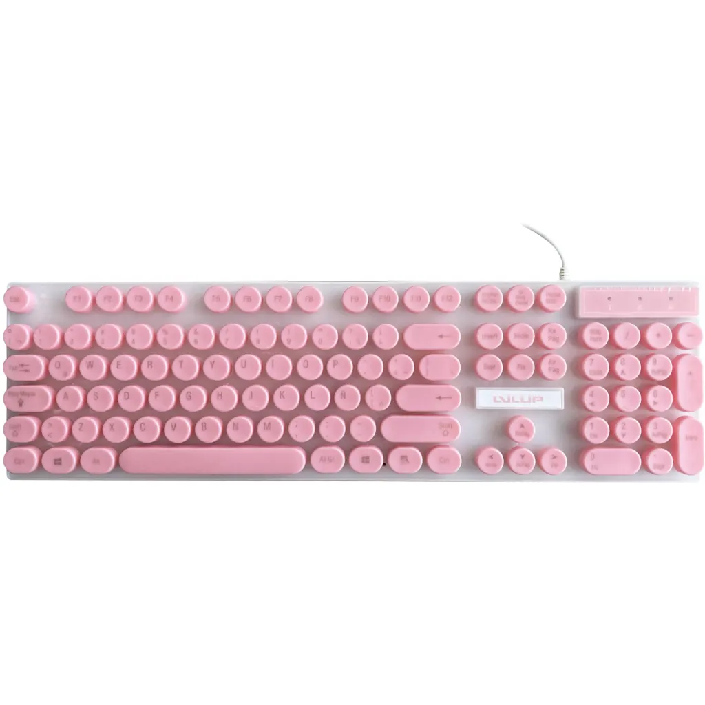 Imagen 2 de Kit 3en1 Teclado Mouse Audifonos Alámbricos GAMER Vivitar USB LED Rosa 
