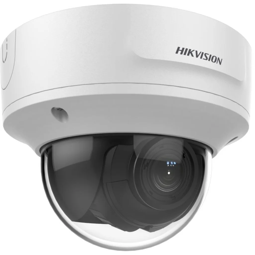 Imagen 1 de Cámara Seguridad Domo Hikvision IP 2MP IP66 IR 30mt VF 2.8-12mm WDR POE IK10